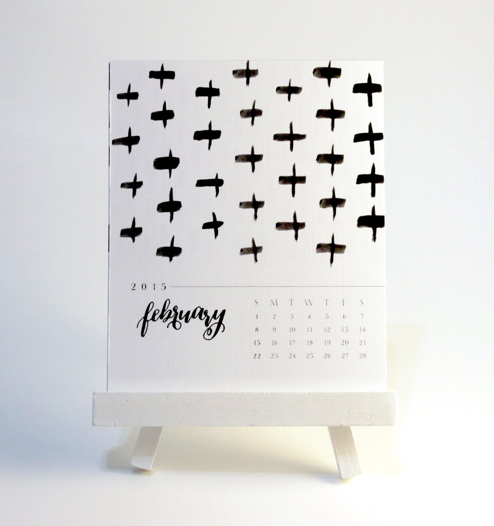 Giveaway and Launch 2015 Calligraphy Calendar Happy Hands Project