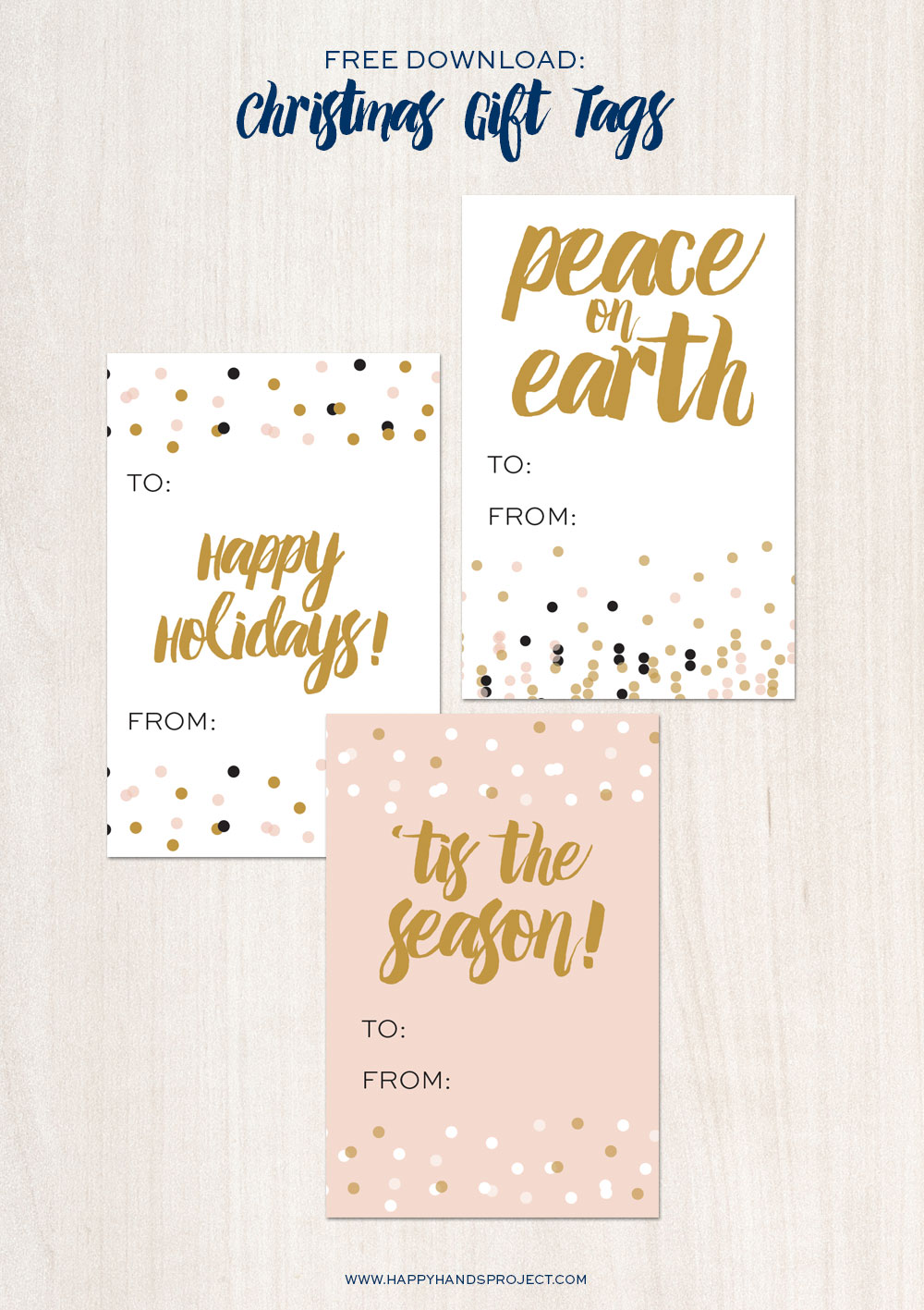 Freebie: Holiday Gift Tags