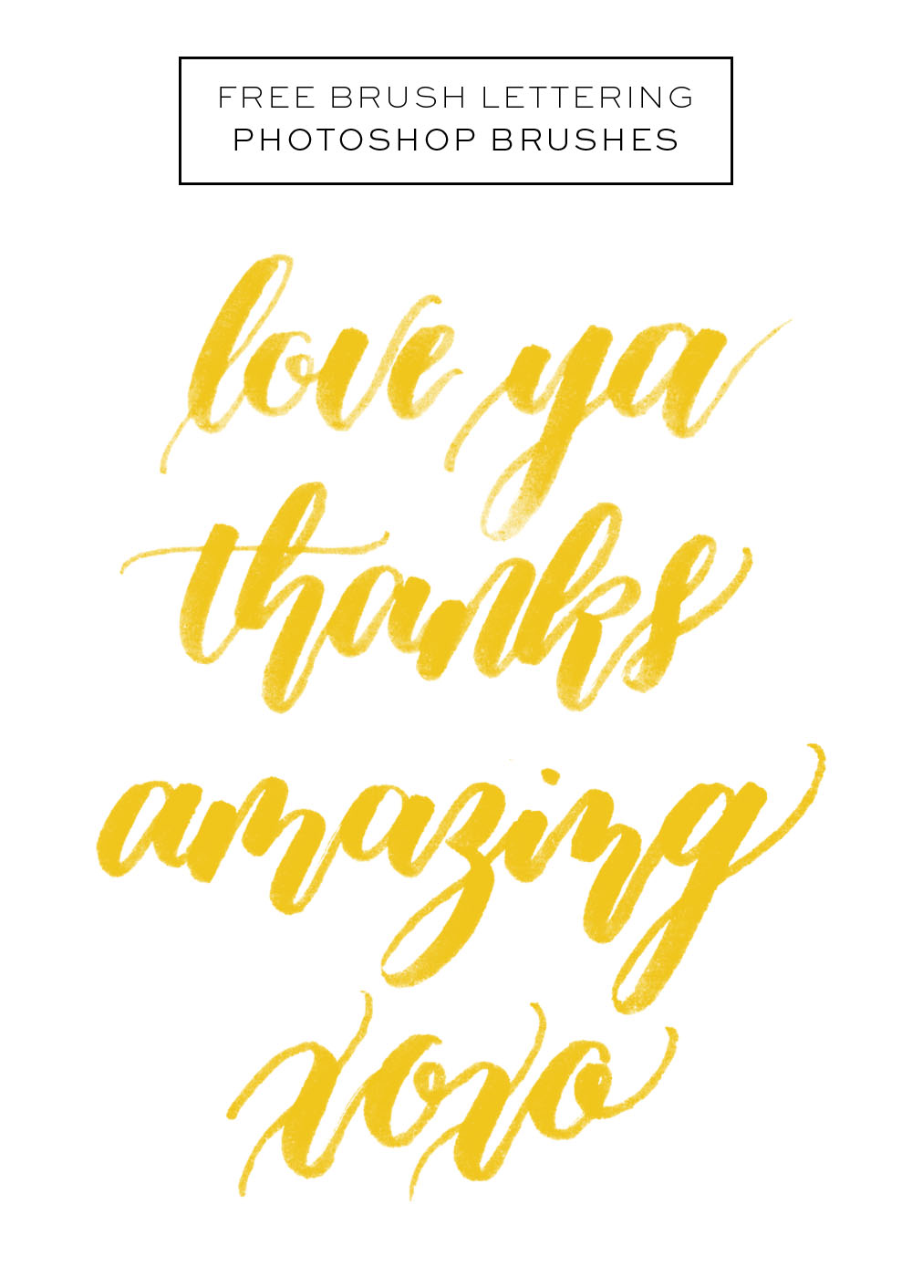 free programs like photoshop for hand lettering