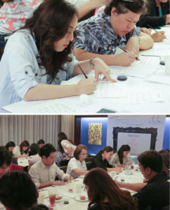 Calligraphy Workshop in Manila via Happy Hands Project
