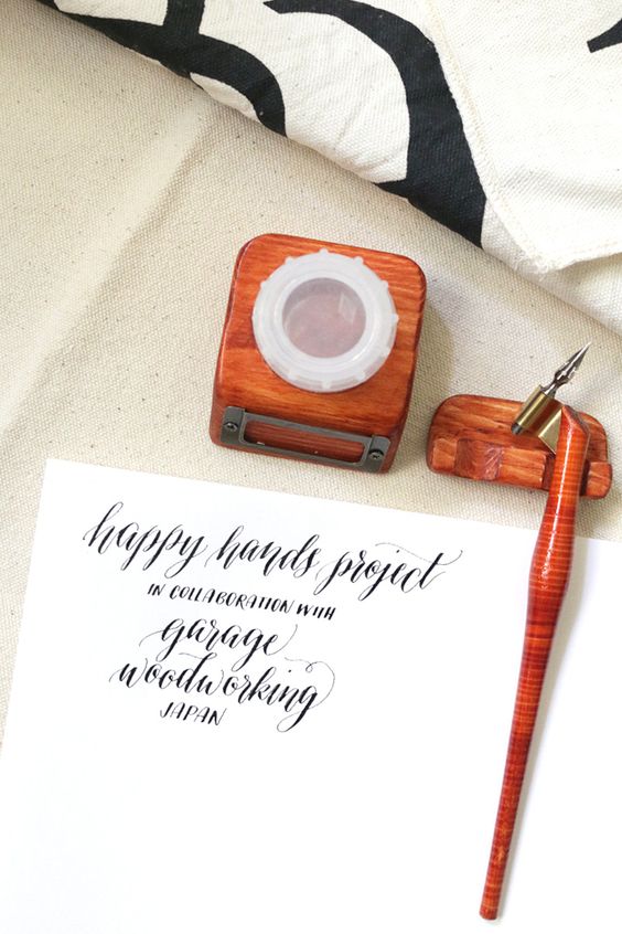 The Happy Hands Calligraphy Oblique Holder | happy hands project