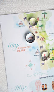 Boracay Calligraphy Wedding Invitations via Happy Hands Project