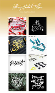 Lettering Artist to Follow on Instagram via Happy Hands Project