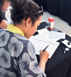 Calligraphy Workshop in Manila via Happy Hands Project
