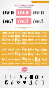 Hand-Lettered Blog Kit via Happy Hands Project