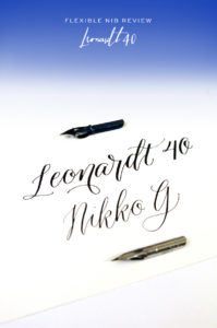 Nib Review Leonardt 40 via Happy Hands Project