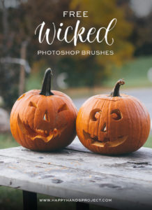 Free Halloween Photoshop Brushes via Happy Hands Project