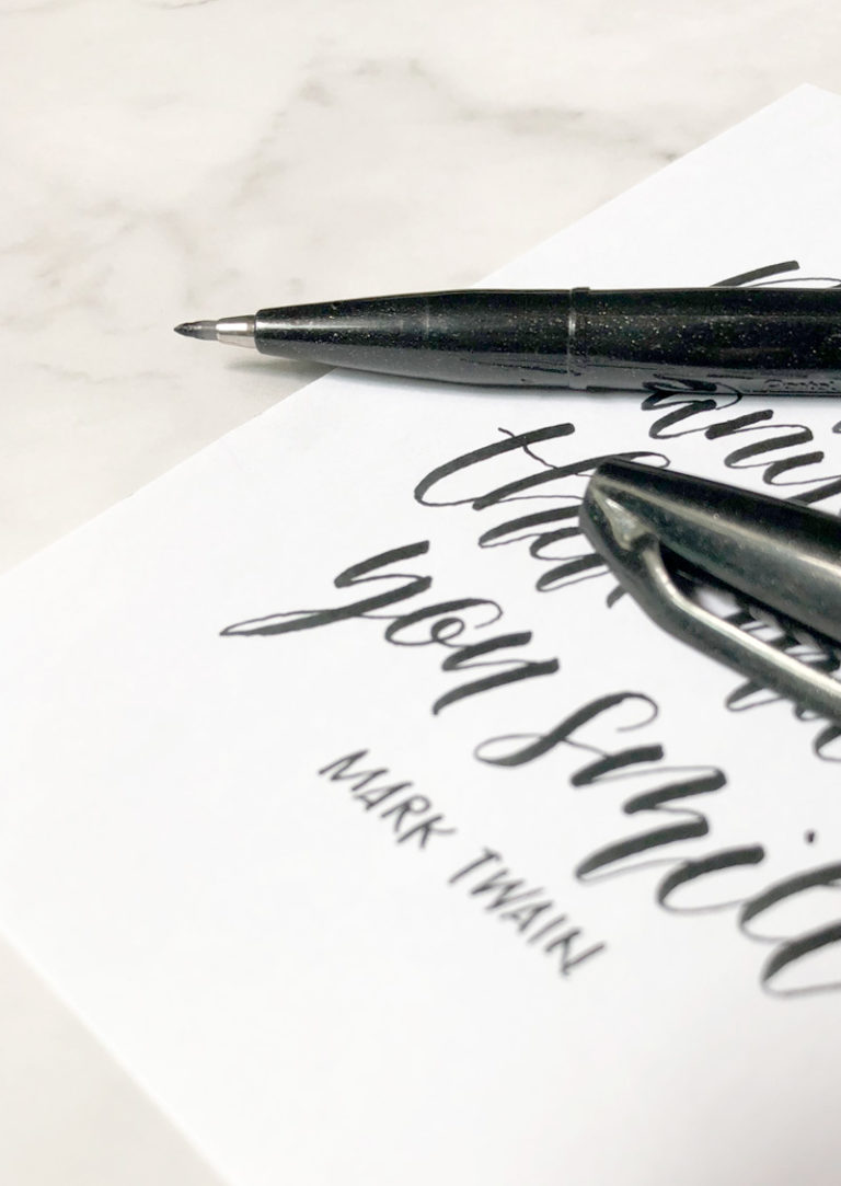 3 Brush Lettering Pens You Will Ever Need - Happy Hands Project