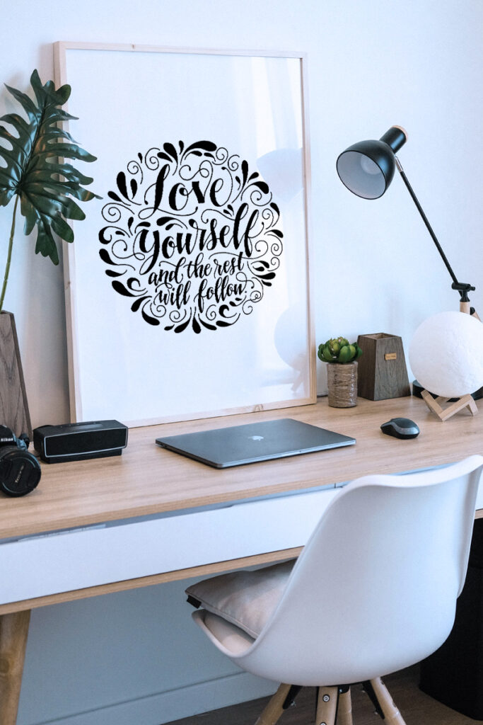 Society6 Calligraphy Prints via Happy Hands Project